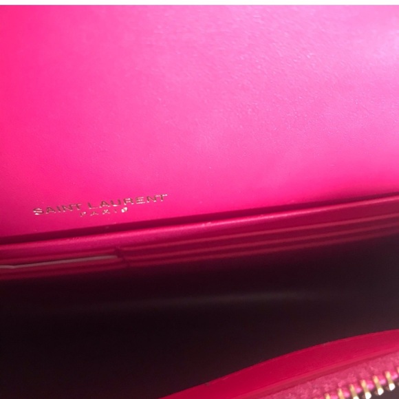 Ysl Saint Laurent Kate tassel wallet on Chain pink - Picture 6 of 6